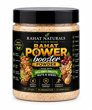 Rahat Power Booster Powder with nuts, dry fruits, seeds, Safed Musli and Phool Makhana